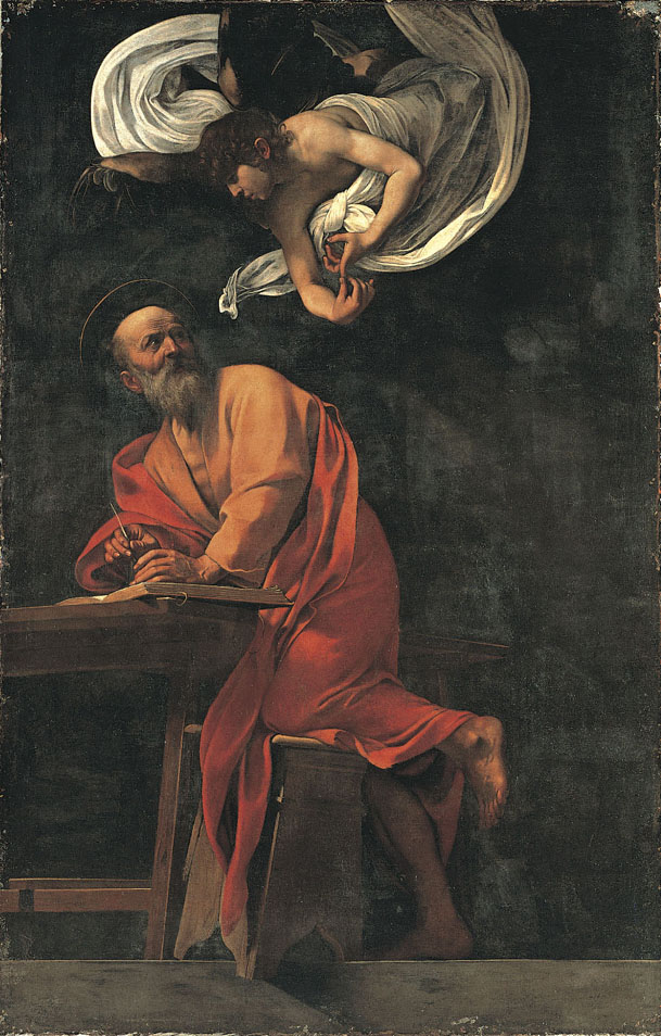 Caravaggio San Matteo e l'angelo Cappella Contarelli Roma