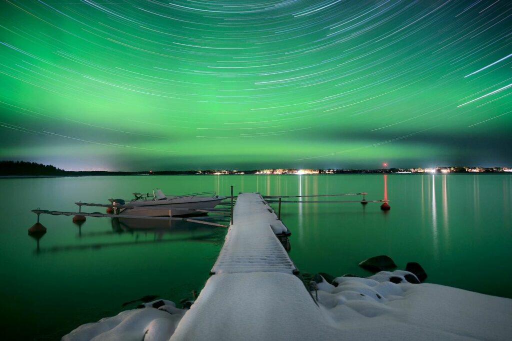 Northern Lights in Sweden, 2021 by Anna Dobrovolskaya-Mints