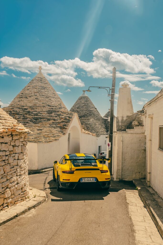 Supercars at Alberobello